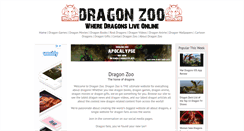 Desktop Screenshot of dragon-zoo.com