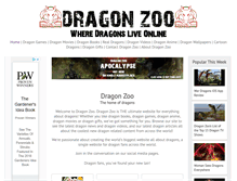 Tablet Screenshot of dragon-zoo.com